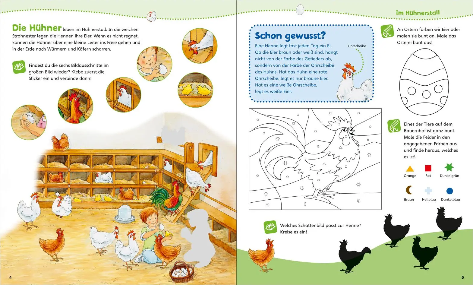 Bild: 9783788619992 | WAS IST WAS Junior Mitmach-Heft Bauernhof | Spiele, Rätsel, Sticker