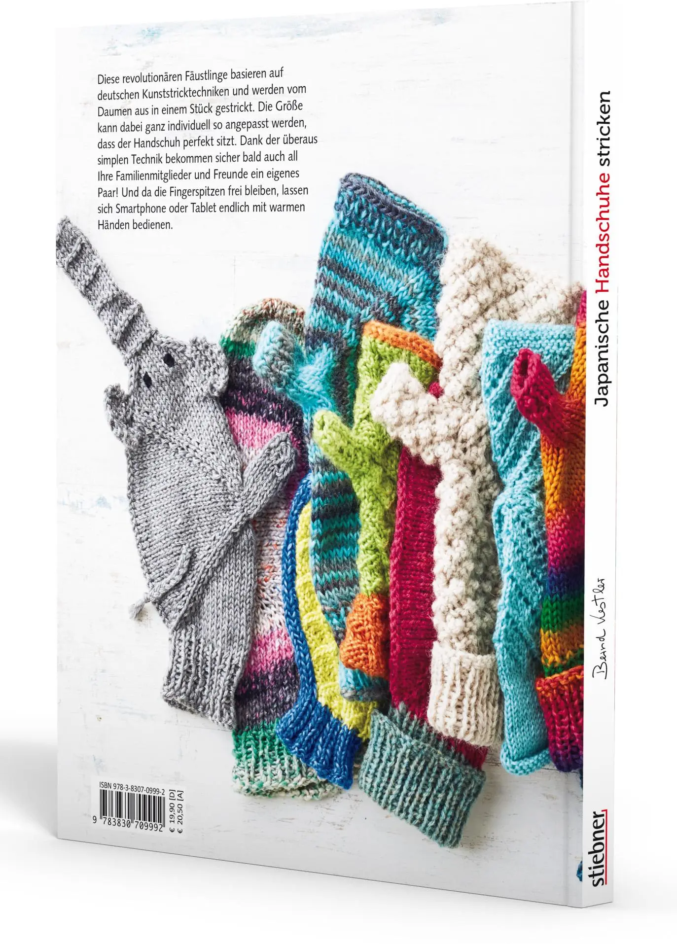 Rückseite: 9783830709992 | Japanische Handschuhe stricken | Bernd Kestler | Taschenbuch | 88 S.