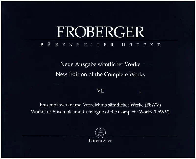 Cover: 9790006559992 | Ensemblewerke und Verzeichnis sämtlicher Werke (FbWV), Partitur | 2015