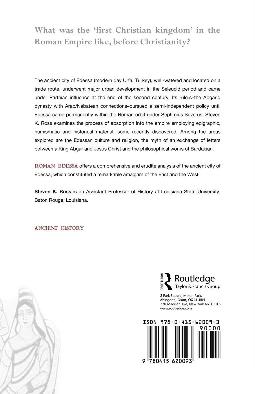 Rückseite: 9780415620093 | Roman Edessa | Steven K. Ross | Taschenbuch | Englisch | 2011
