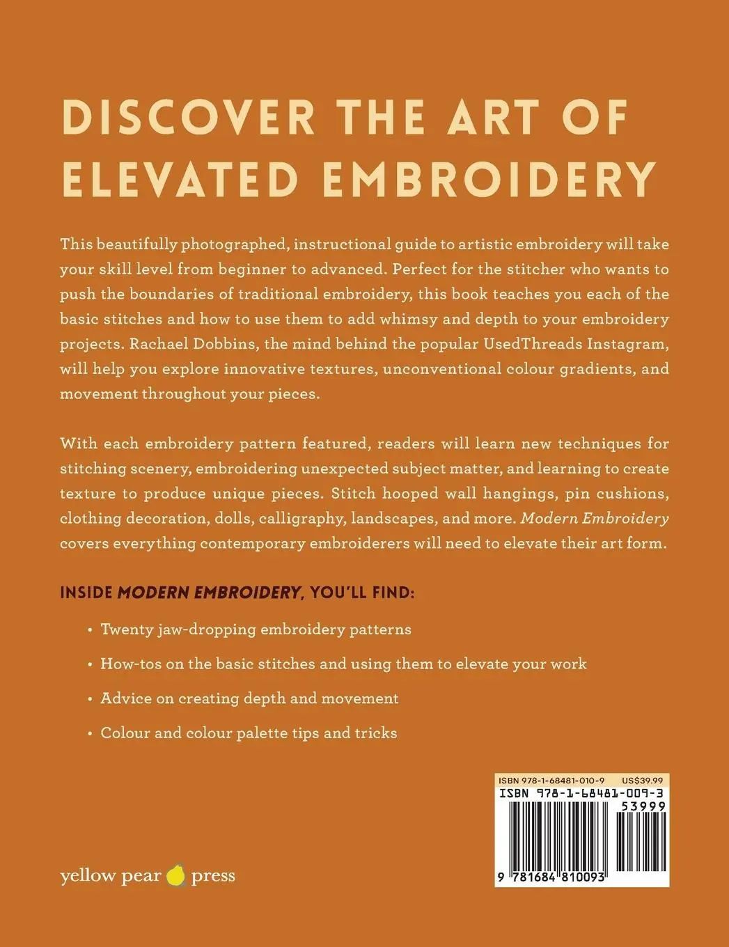 Rückseite: 9781684810093 | Modern Embroidery | Rachael Dobbins | Buch | Kartoniert / Broschiert