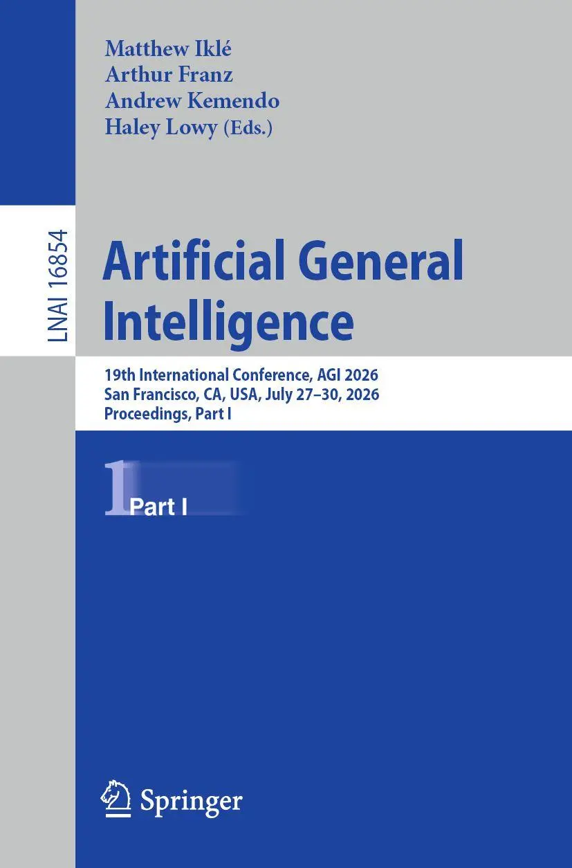 Cover: 9783032330093 | Artificial General Intelligence | Matthew Iklé (u. a.) | Taschenbuch