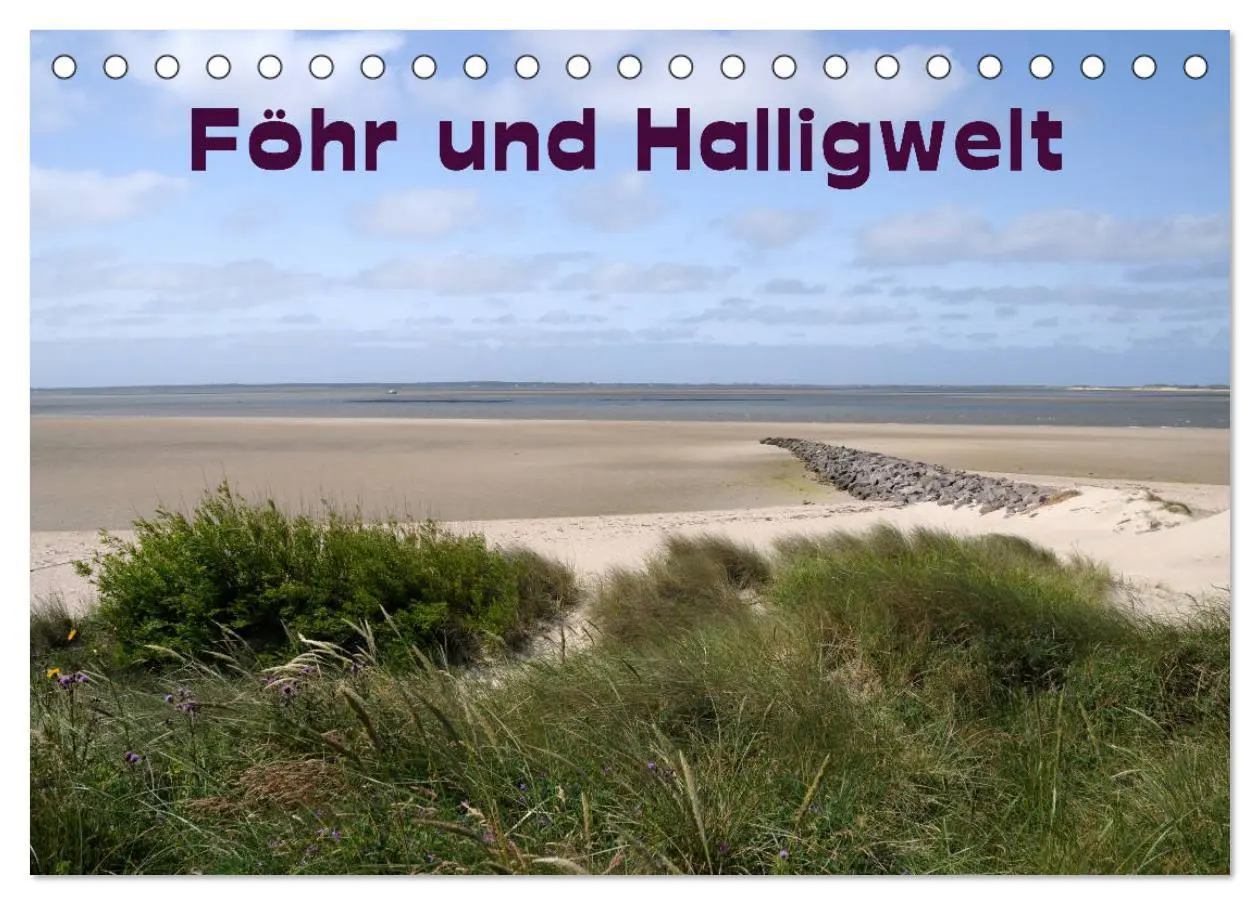 Cover: 9783516160093 | Föhr und Halligwelt 2026 (Tischkalender 2026 DIN A5 quer), CALVENDO...
