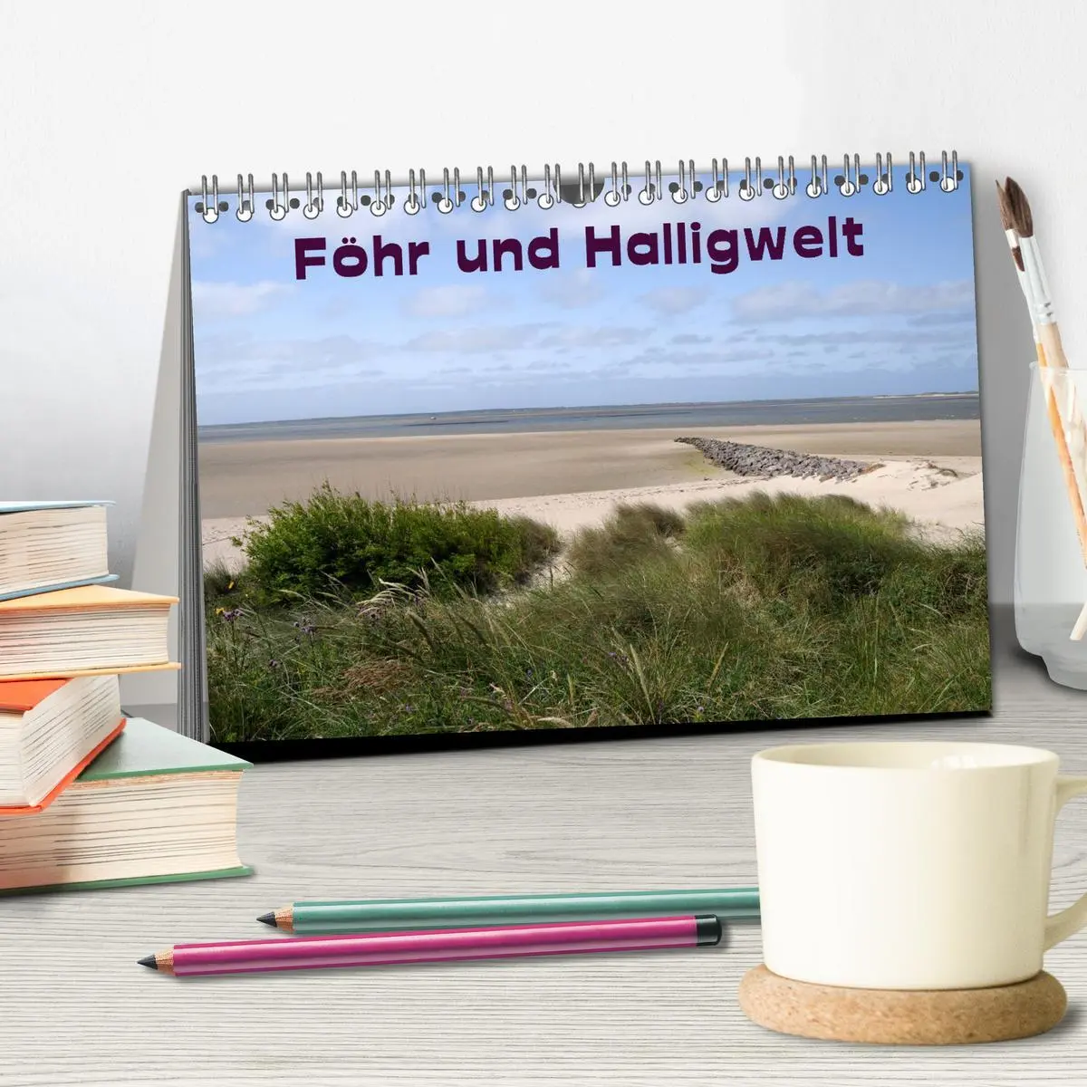 Bild: 9783516160093 | Föhr und Halligwelt 2026 (Tischkalender 2026 DIN A5 quer), CALVENDO...