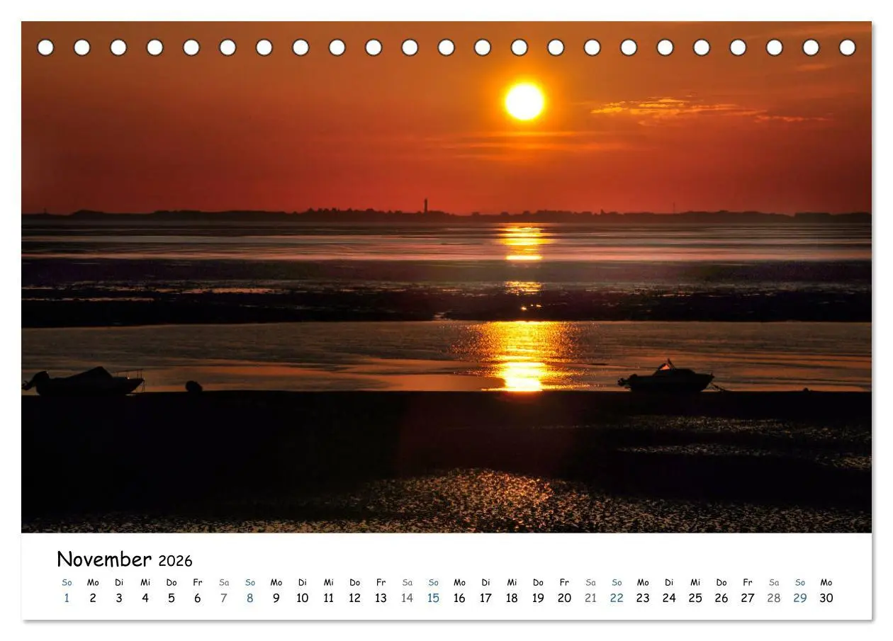 Bild: 9783516160093 | Föhr und Halligwelt 2026 (Tischkalender 2026 DIN A5 quer), CALVENDO...