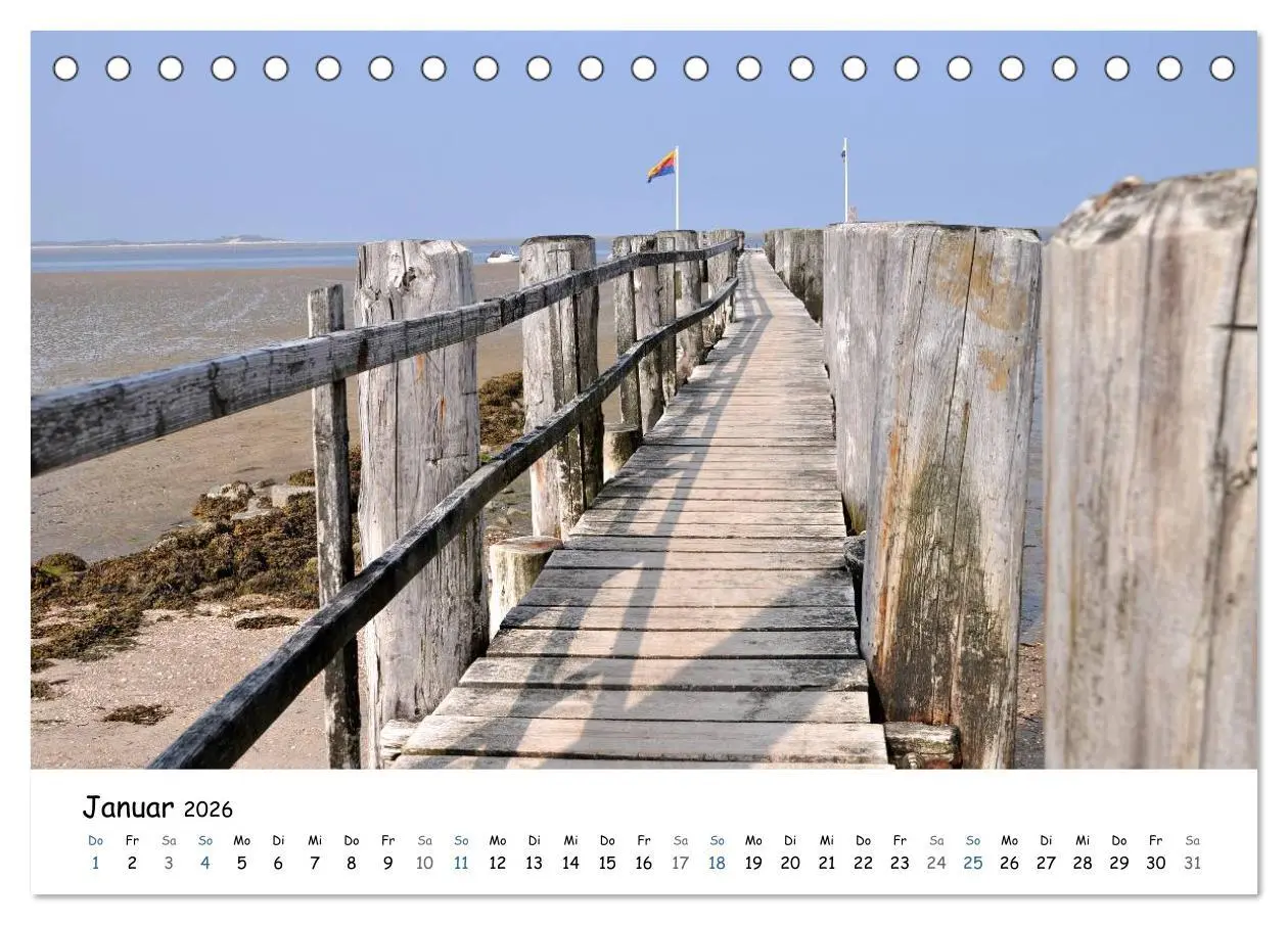 Bild: 9783516160093 | Föhr und Halligwelt 2026 (Tischkalender 2026 DIN A5 quer), CALVENDO...