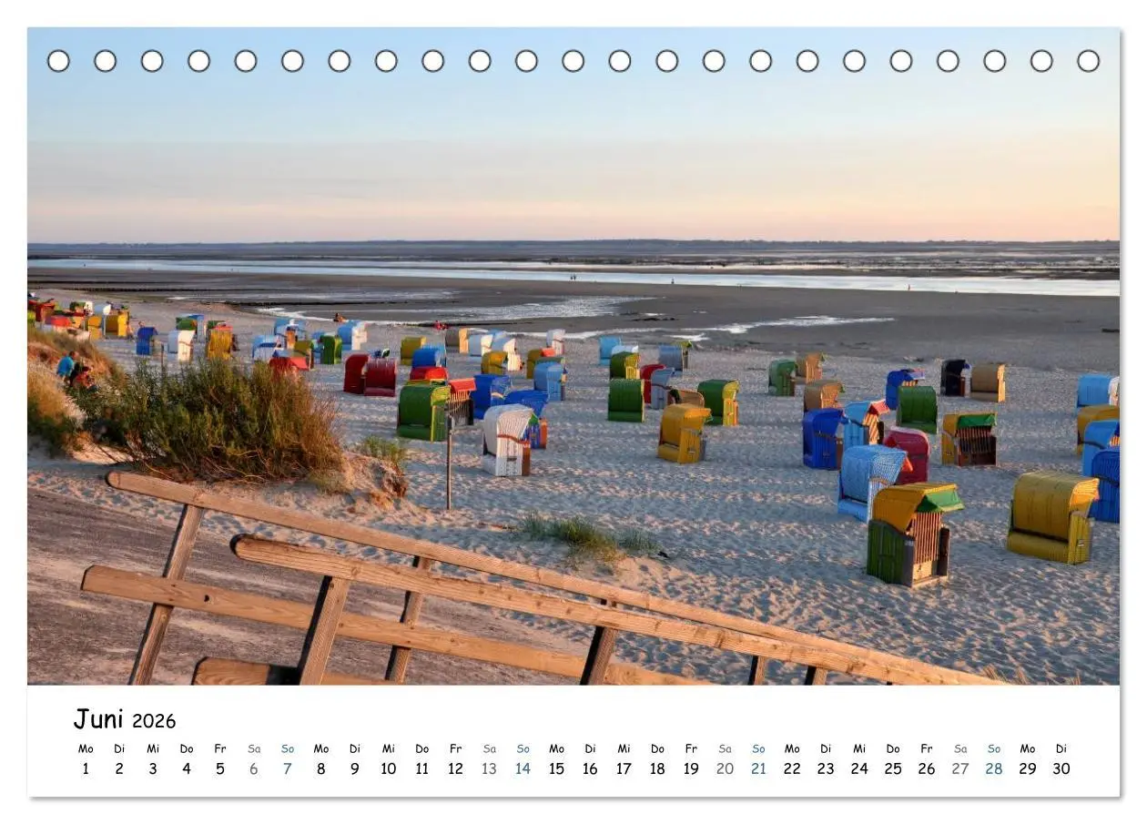 Bild: 9783516160093 | Föhr und Halligwelt 2026 (Tischkalender 2026 DIN A5 quer), CALVENDO...
