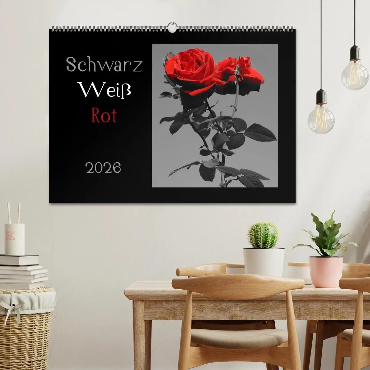 Bild: 9783516230093 | Schwarz-Weiß-Rot (Wandkalender 2026 DIN A2 quer), CALVENDO...