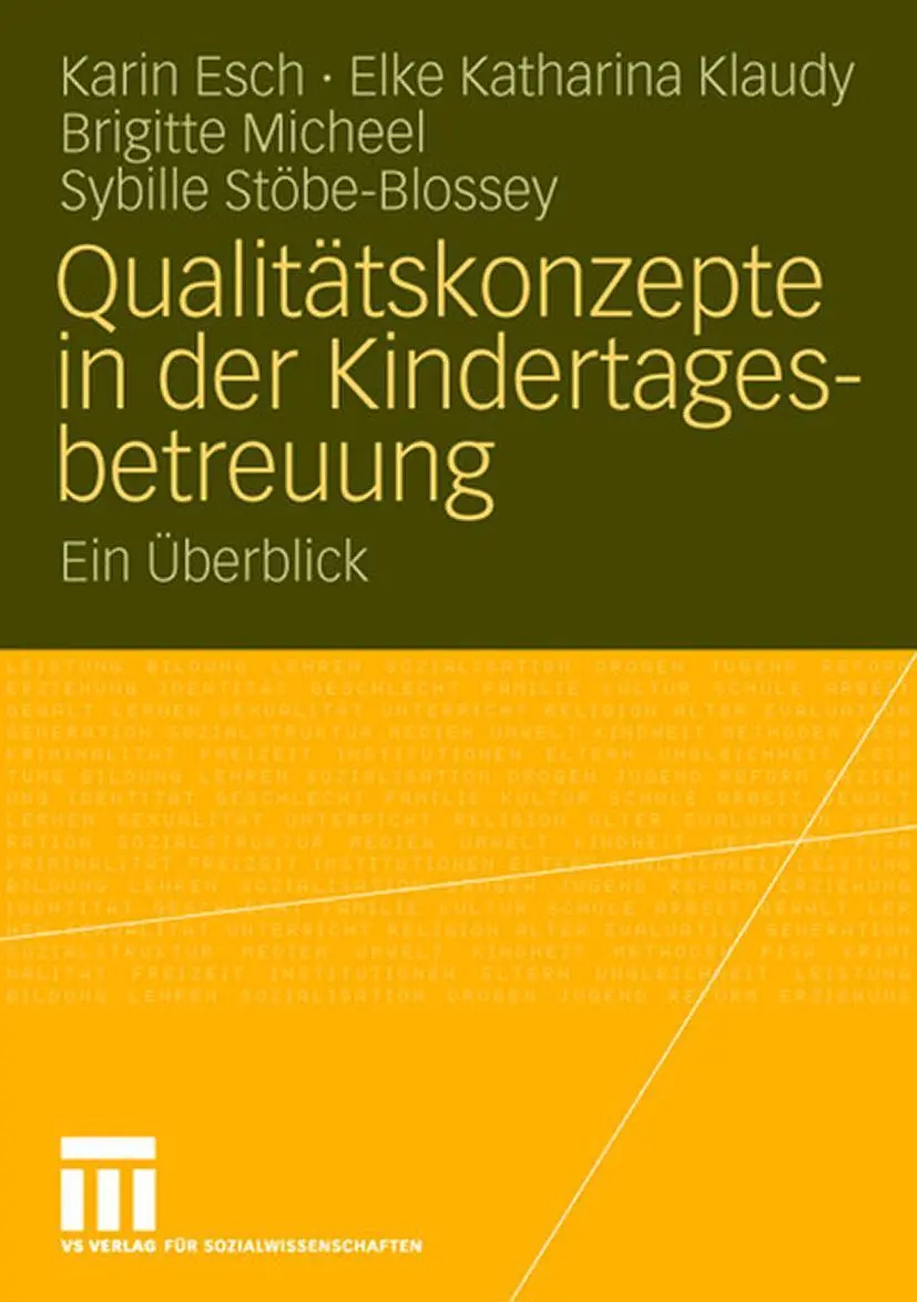 Cover: 9783531150093 | Qualitätskonzepte in der Kindertagesbetreuung | Ein Überblick | Buch