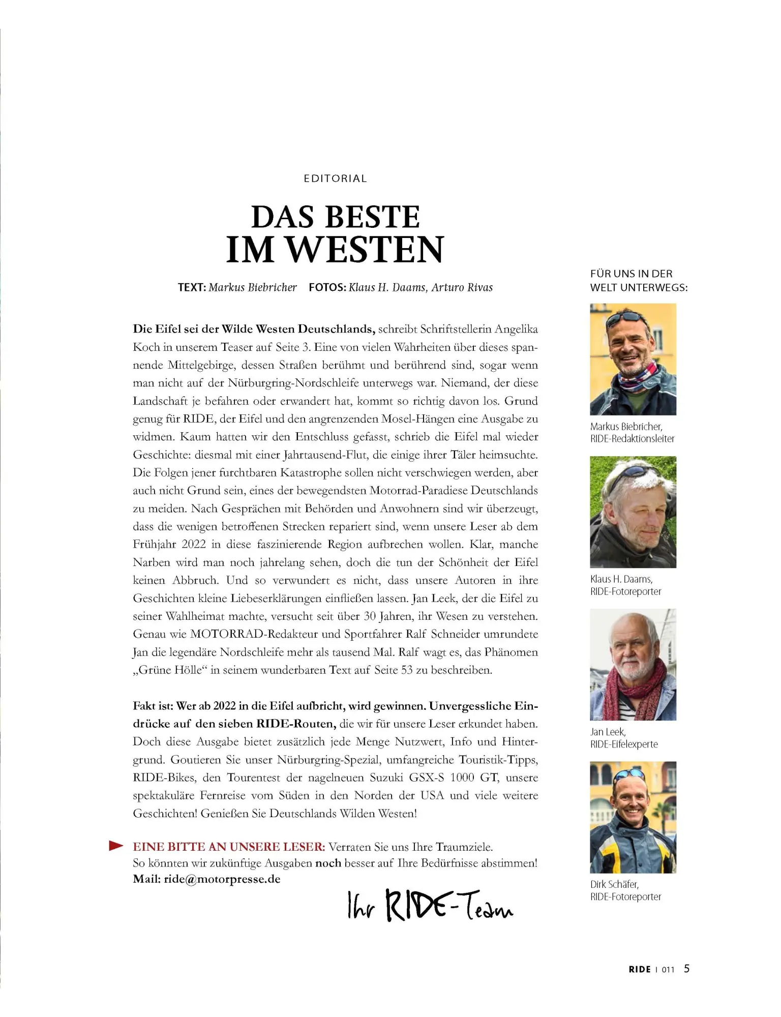Bild: 9783613320093 | RIDE - Motorrad unterwegs, No. 11 | Eifel / Mosel / Nürburgring | Buch