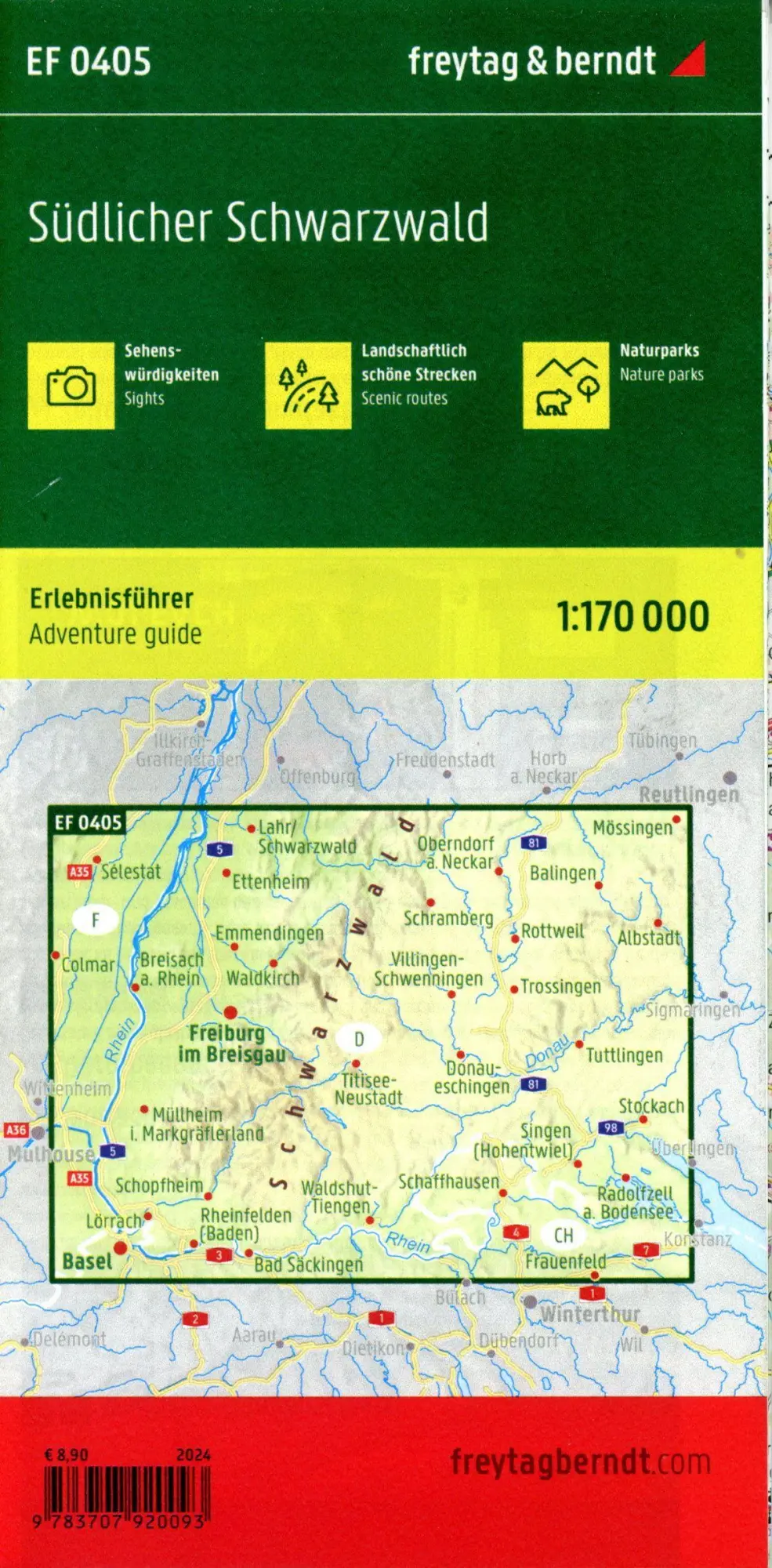 Bild: 9783707920093 | freytag &amp; berndt Freizeitkarte Südlicher Schwarzwald,...