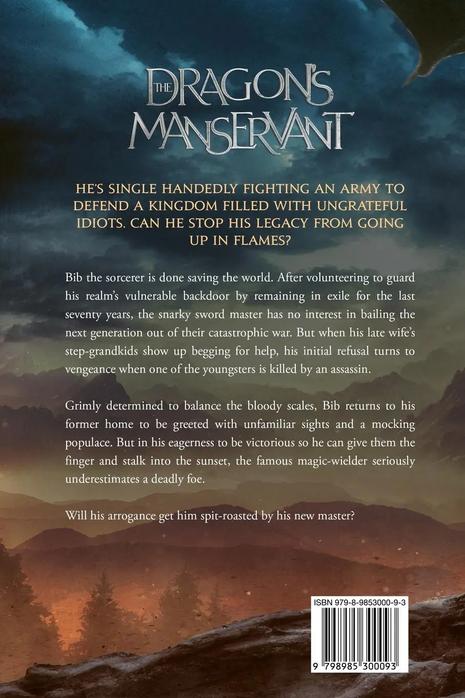 Rückseite: 9798985300093 | The Dragon's Manservant | Bill McCurry | Taschenbuch | Englisch | 2023