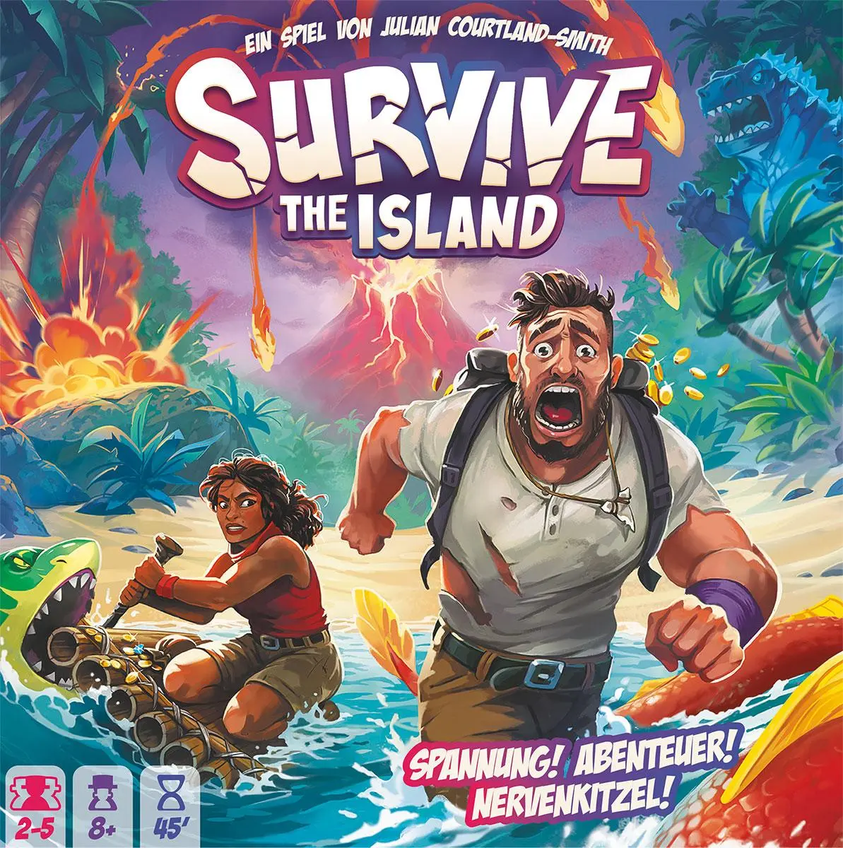 Cover: 3558380120193 | Survive the Island | Julian Courtland-Smith | Spiel | ZYGD0036 | 2024