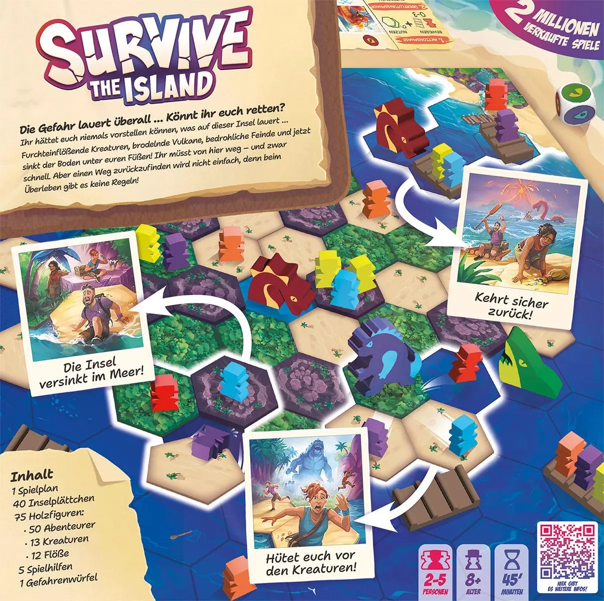 Bild: 3558380120193 | Survive the Island | Julian Courtland-Smith | Spiel | ZYGD0036 | 2024