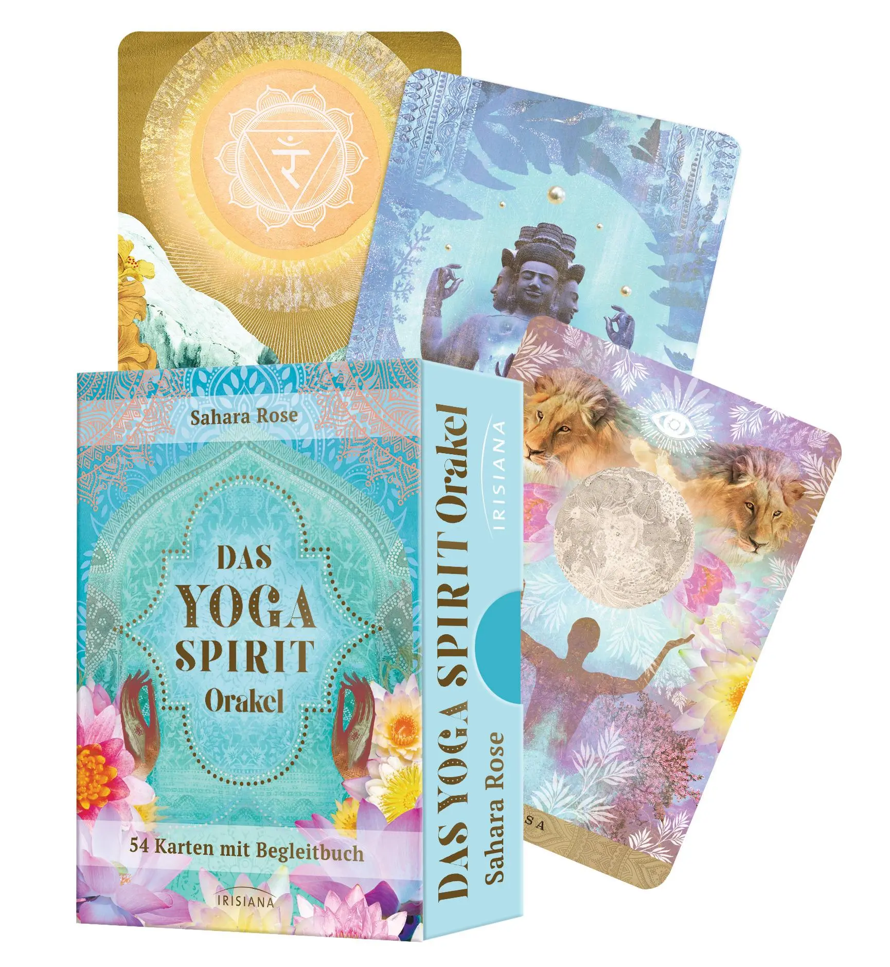Cover: 4250939900193 | Das Yoga Spirit Orakel | 54 Karten mit Begleitbuch | Ketabi | Box