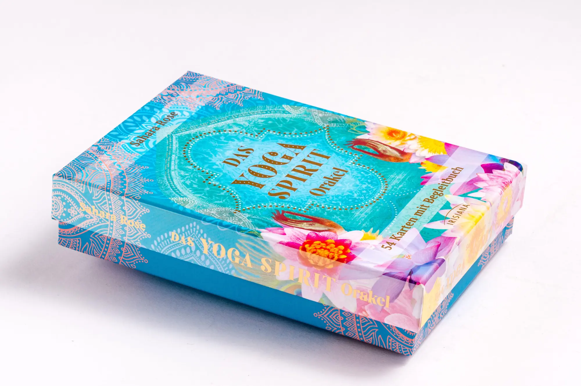 Bild: 4250939900193 | Das Yoga Spirit Orakel | 54 Karten mit Begleitbuch | Ketabi | Box