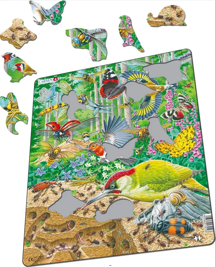 Cover: 7023852130193 | Puzzle - Leben auf dem Waldboden | Puzzle | 2020 | Larsen