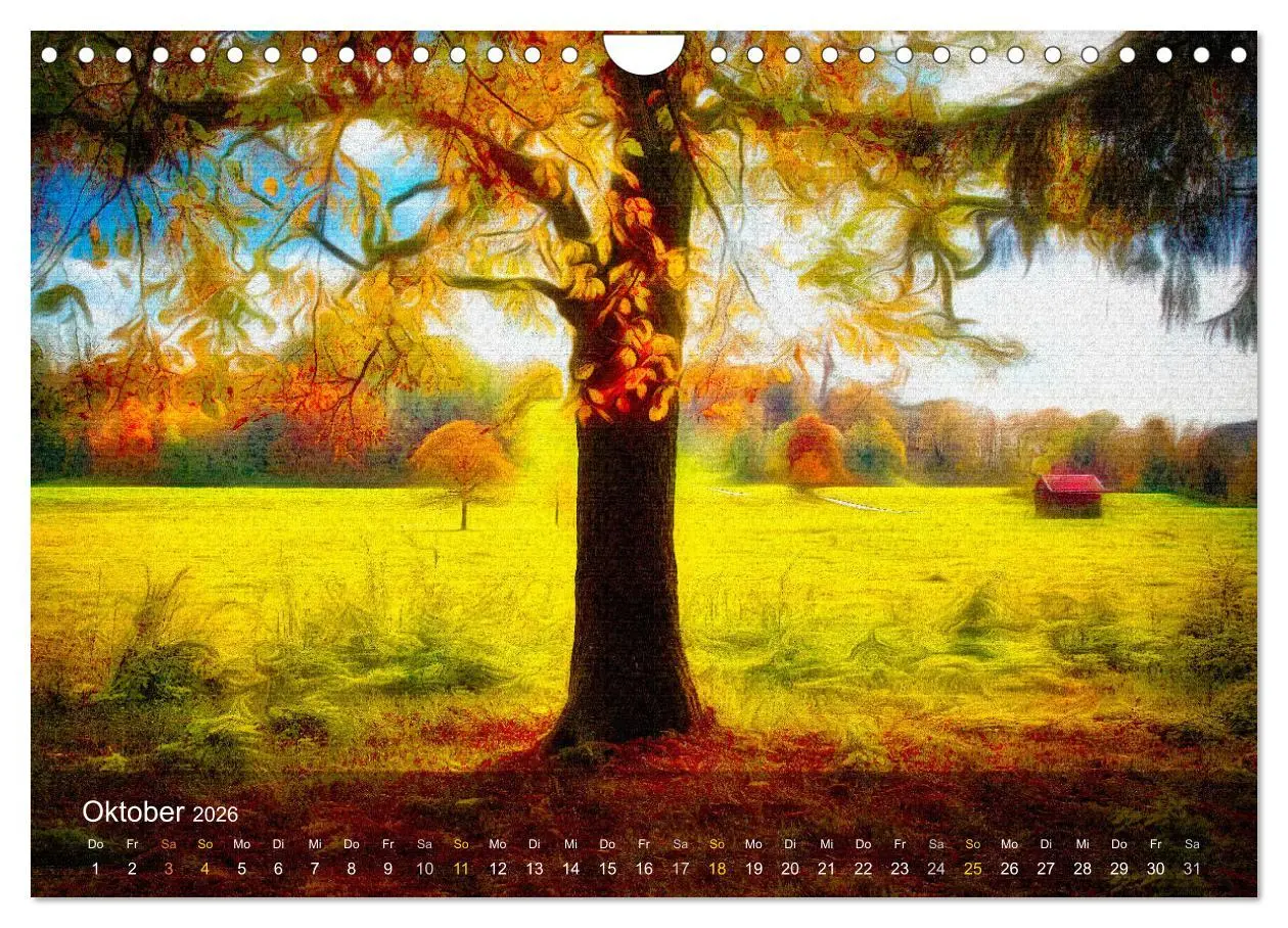 Bild: 9783457370193 | Das Schweigen der Bäume (Wandkalender 2026 DIN A4 quer), CALVENDO...