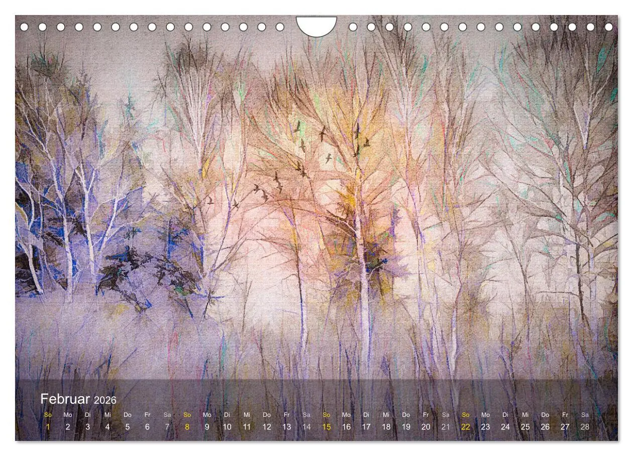 Bild: 9783457370193 | Das Schweigen der Bäume (Wandkalender 2026 DIN A4 quer), CALVENDO...