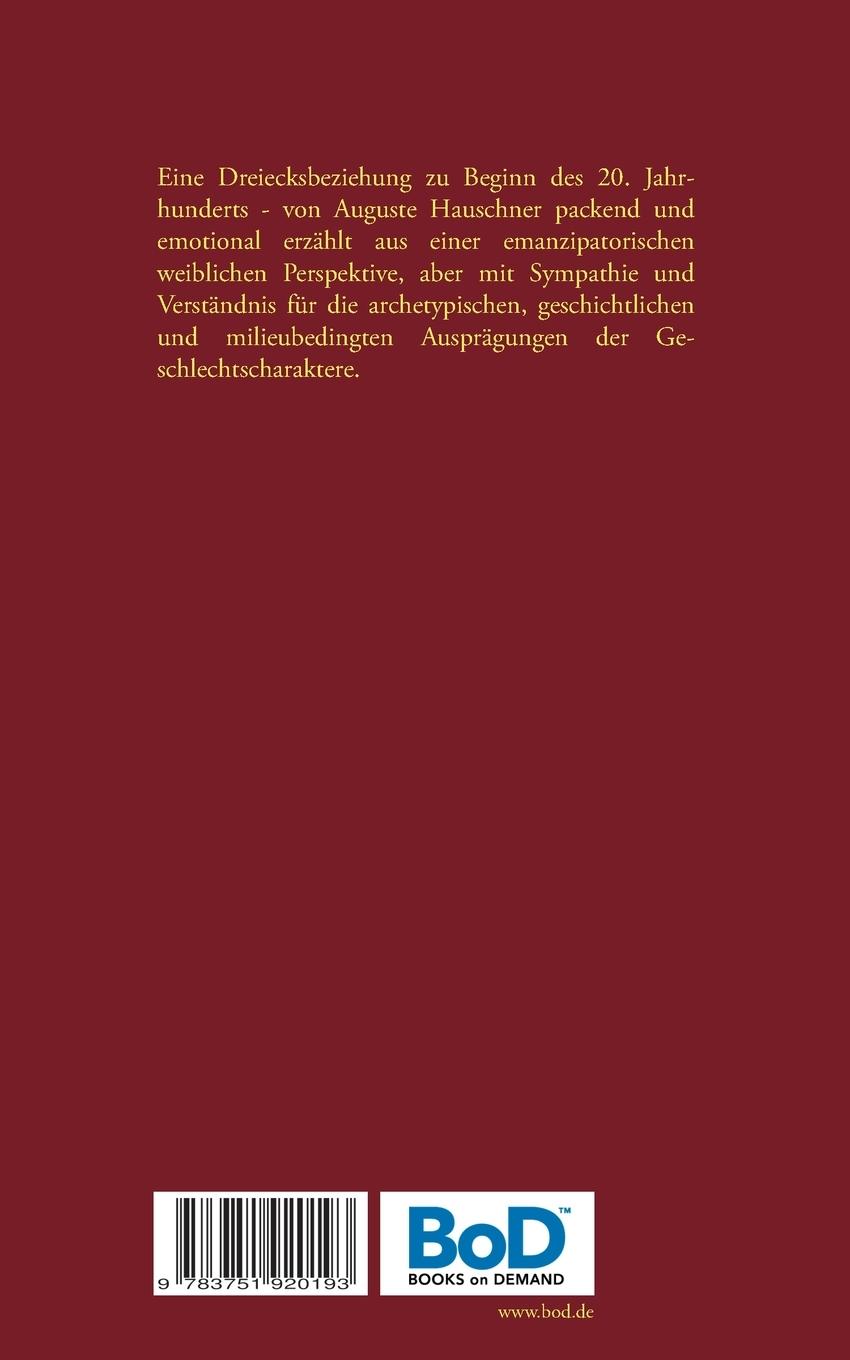 Rückseite: 9783751920193 | Kunst | Auguste Hauschner | Taschenbuch | 284 S. | Deutsch | 2020