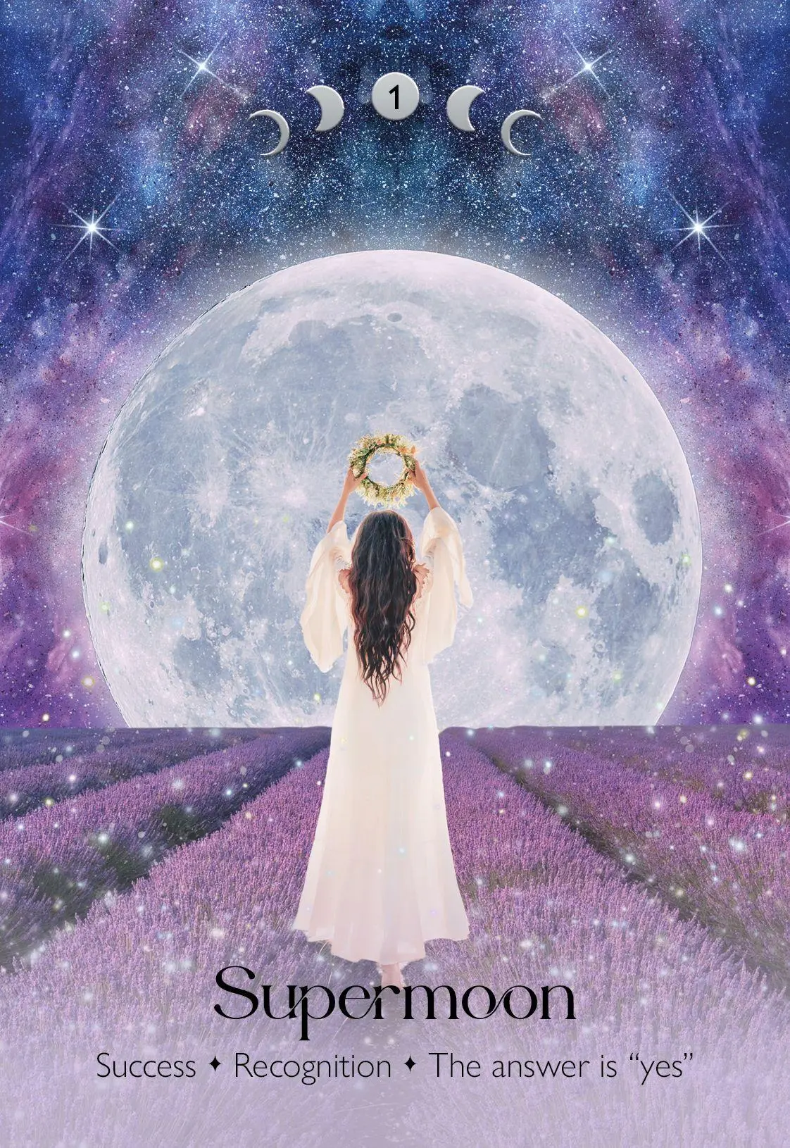Bild: 4250375110293 | Lunar Magic Oracle - 40 Mooncards with Booklet (English) | Kendall