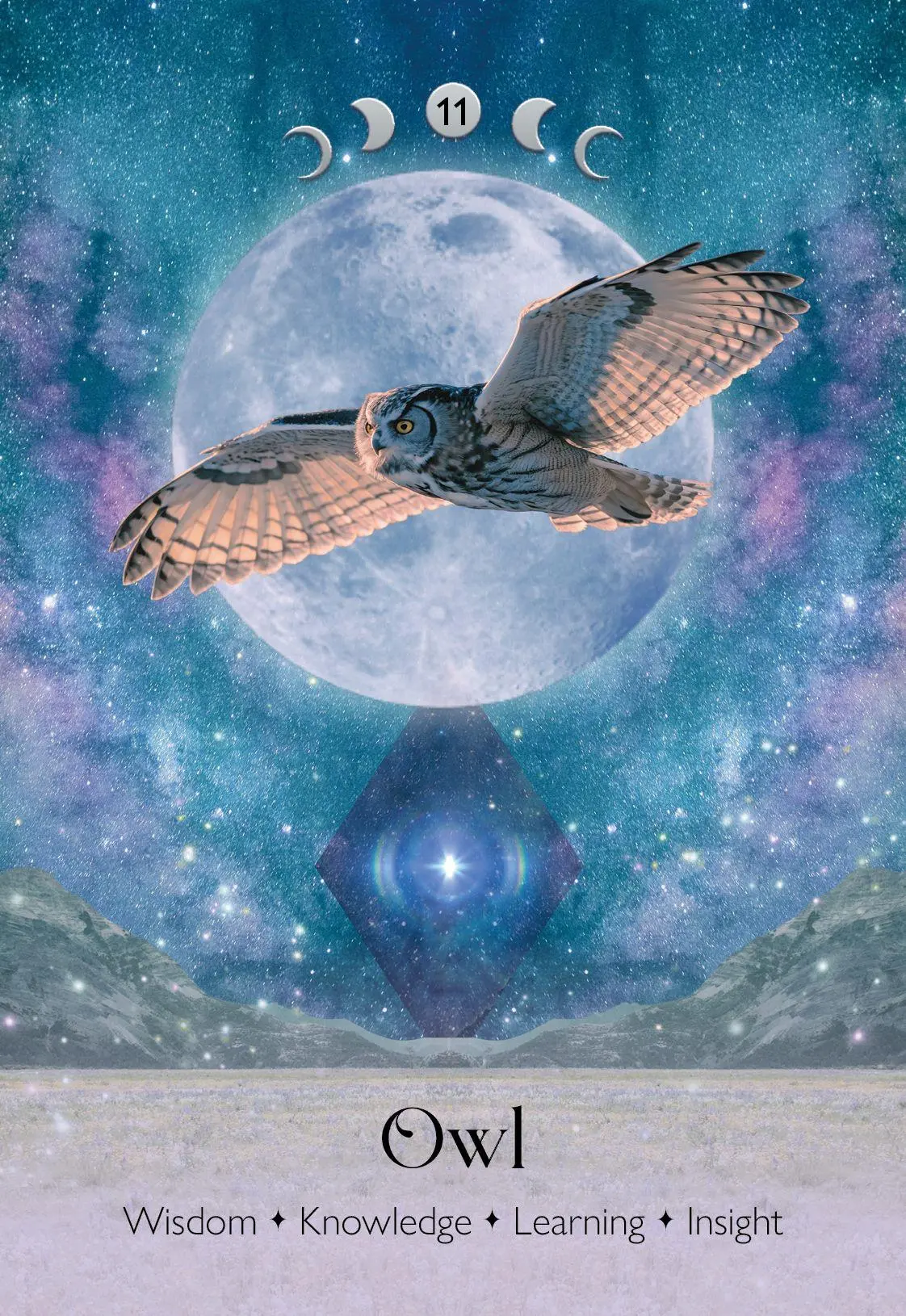 Bild: 4250375110293 | Lunar Magic Oracle - 40 Mooncards with Booklet (English) | Kendall