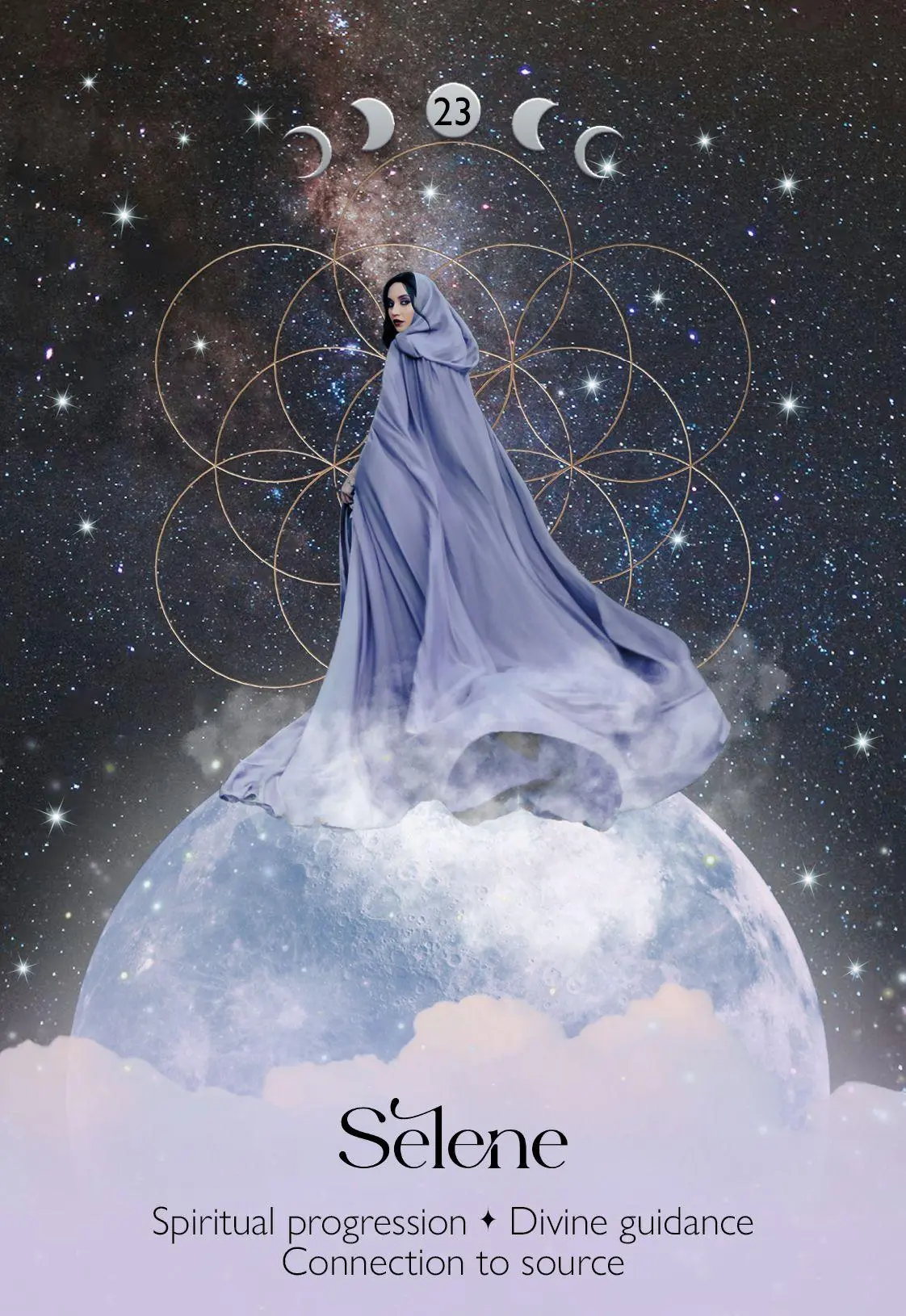 Bild: 4250375110293 | Lunar Magic Oracle - 40 Mooncards with Booklet (English) | Kendall