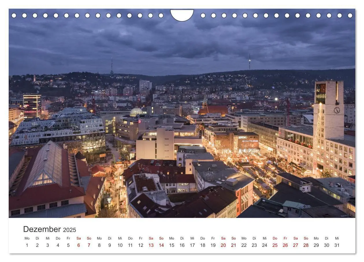 Bild: 9783435270293 | Stadtblick Stuttgart (Wandkalender 2025 DIN A4 quer), CALVENDO...