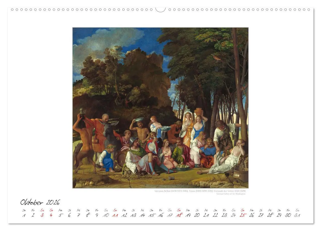 Bild: 9783457290293 | Party Time - Das Fest in der Kunst Kunstkalender (Wandkalender 2026...