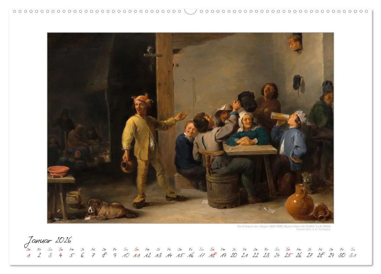 Bild: 9783457290293 | Party Time - Das Fest in der Kunst Kunstkalender (Wandkalender 2026...