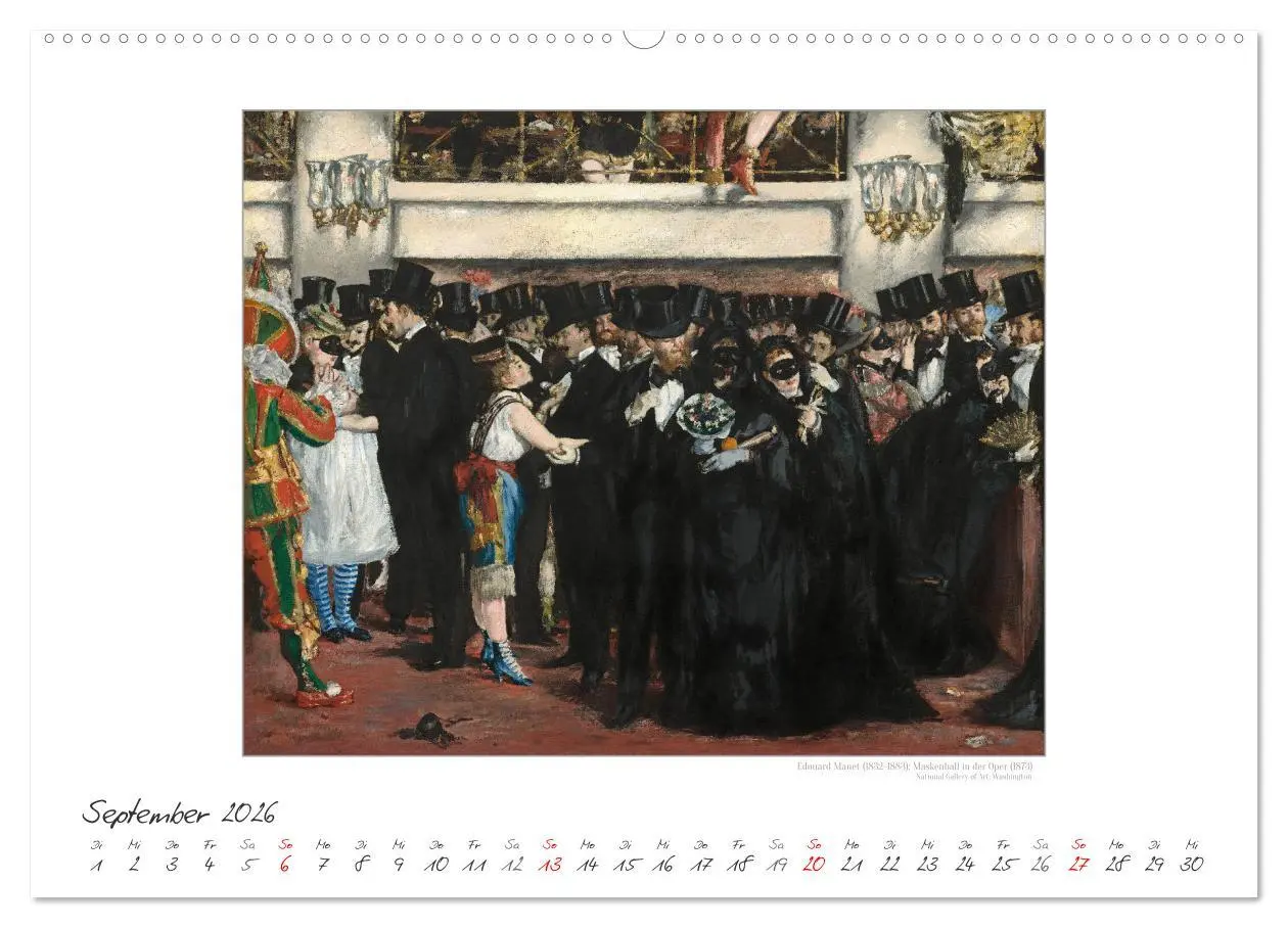 Bild: 9783457290293 | Party Time - Das Fest in der Kunst Kunstkalender (Wandkalender 2026...