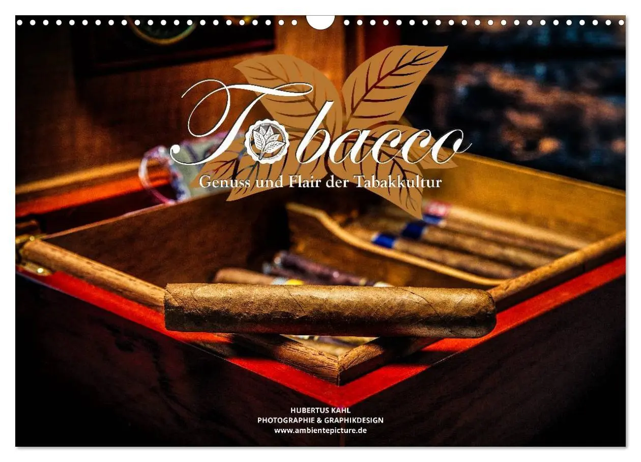 Cover: 9783457980293 | Tobacco - Genuss und Flair der Tabakkultur (Wandkalender 2026 DIN...