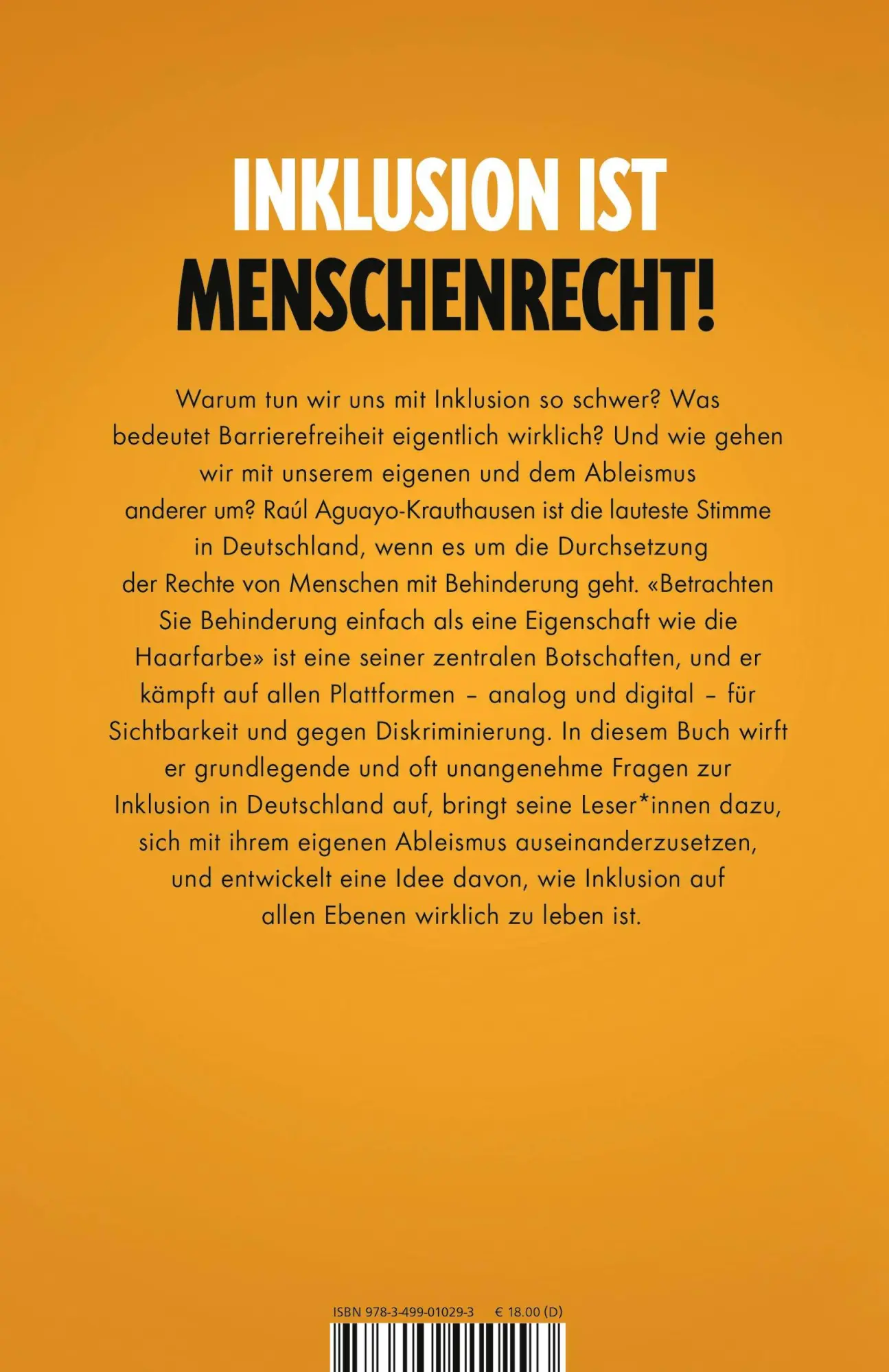 Rückseite: 9783499010293 | Wer Inklusion will, findet einen Weg. Wer sie nicht will, findet...