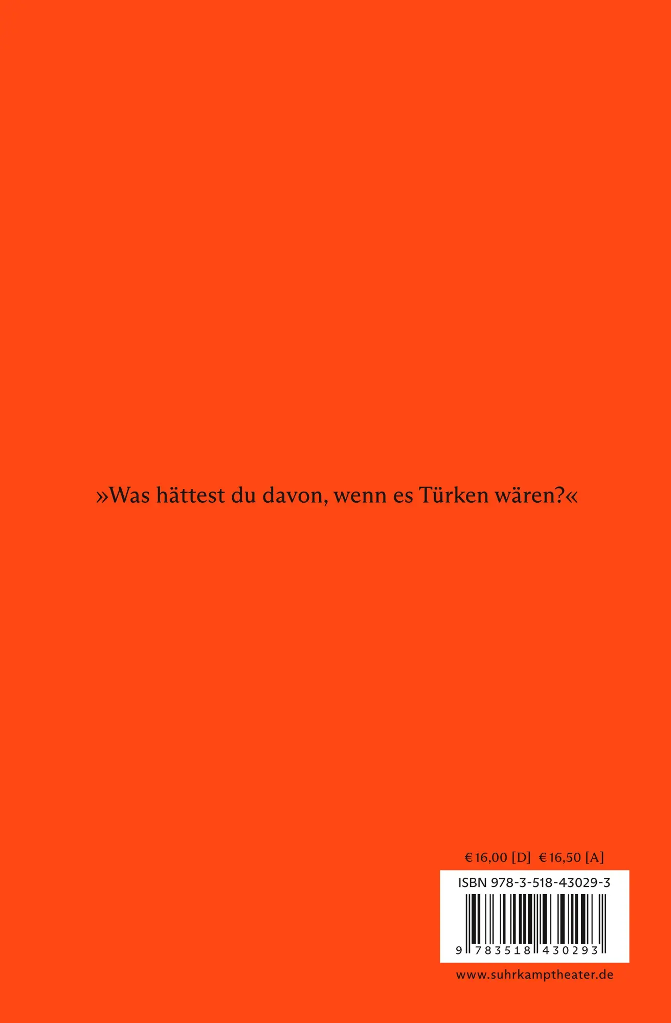 Rückseite: 9783518430293 | Mutter Vater Land | Akin Emanuel Sipal | Taschenbuch | 118 S. | 2021