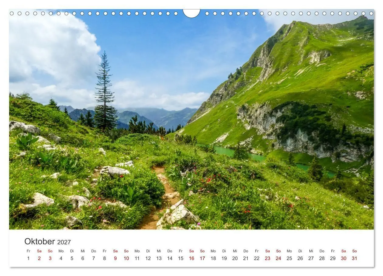 Bild: 9783569300293 | Oberstdorf - Bergparadies in den Alpen (Wandkalender 2027 DIN A3...