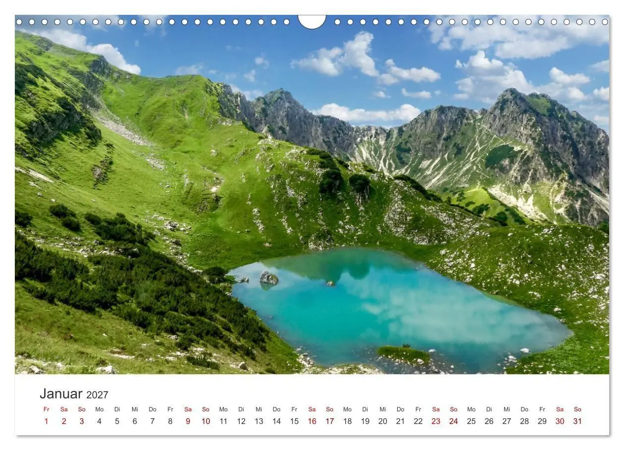 Bild: 9783569300293 | Oberstdorf - Bergparadies in den Alpen (Wandkalender 2027 DIN A3...