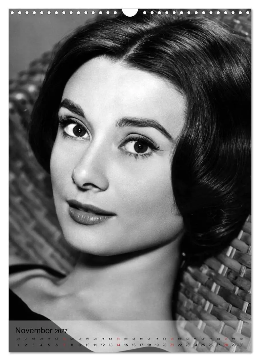 Bild: 9783594050293 | Hollywood-Diva - Audrey Hepburn (Wandkalender 2027 DIN A3 hoch),...