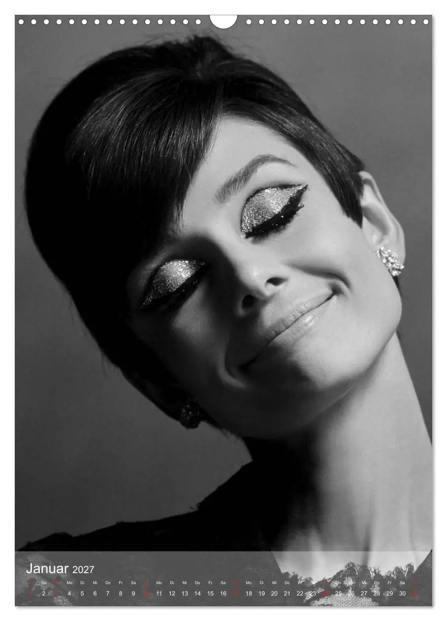 Bild: 9783594050293 | Hollywood-Diva - Audrey Hepburn (Wandkalender 2027 DIN A3 hoch),...