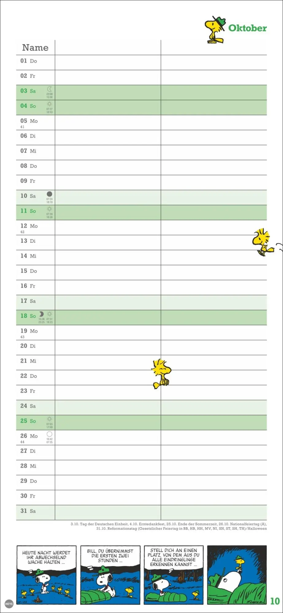 Bild: 9783756410293 | Peanuts Planer Wir zwei 2026 | Heye | Kalender | Spiralbindung | 14 S.