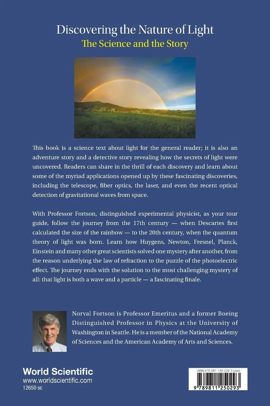 Rückseite: 9789811250293 | DISCOVERING THE NATURE OF LIGHT | THE SCIENCE AND THE STORY | Norval
