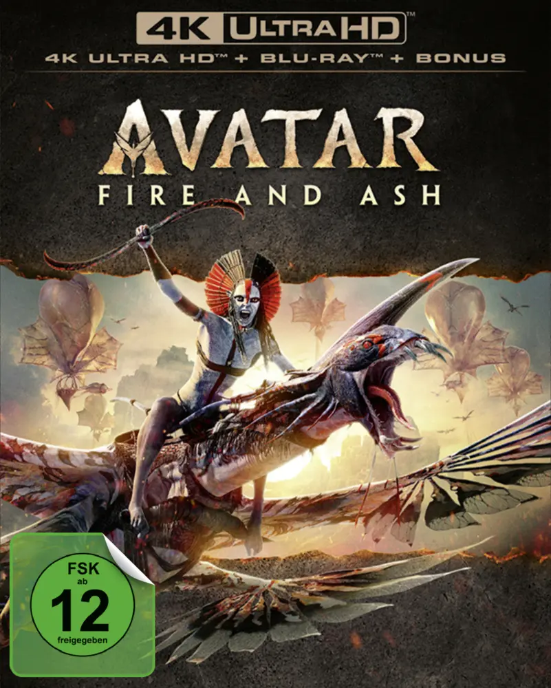 Avatar: Fire and Ash. UHD + Blu-ray
