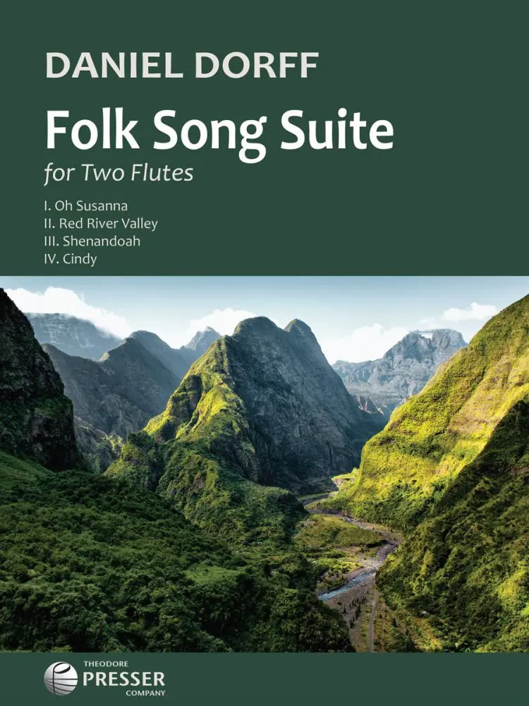 Cover: 9781491110393 | Folk Song Suite | For Two Flutes | Daniel Dorff | 2017