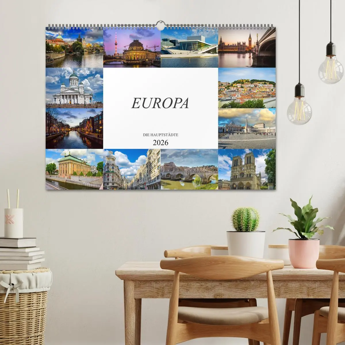 Bild: 9783457800393 | Europa Die Hauptstädte (Wandkalender 2026 DIN A2 quer), CALVENDO...