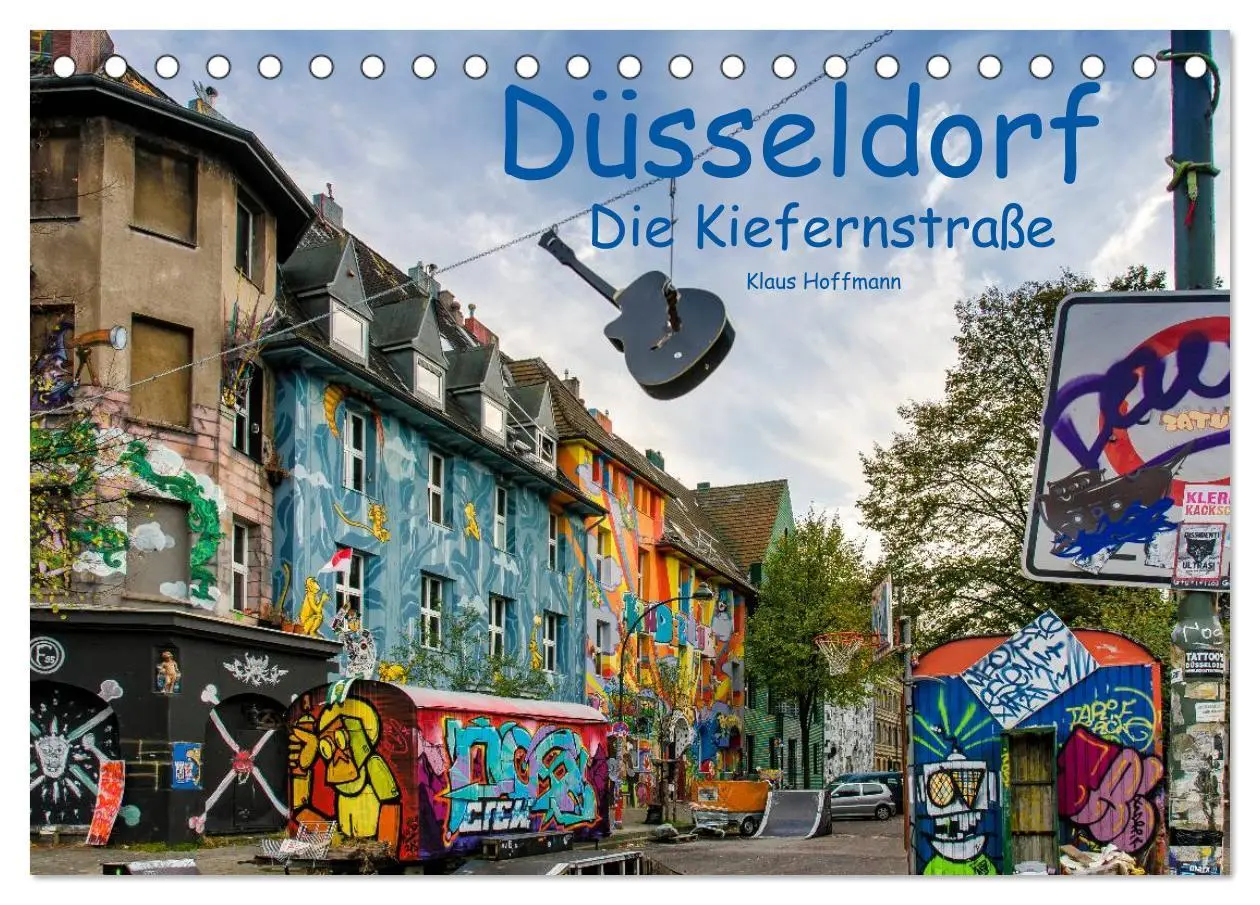 Cover: 9783516060393 | Düsseldorf - Die Kiefernstraße (Tischkalender 2026 DIN A5 quer),...