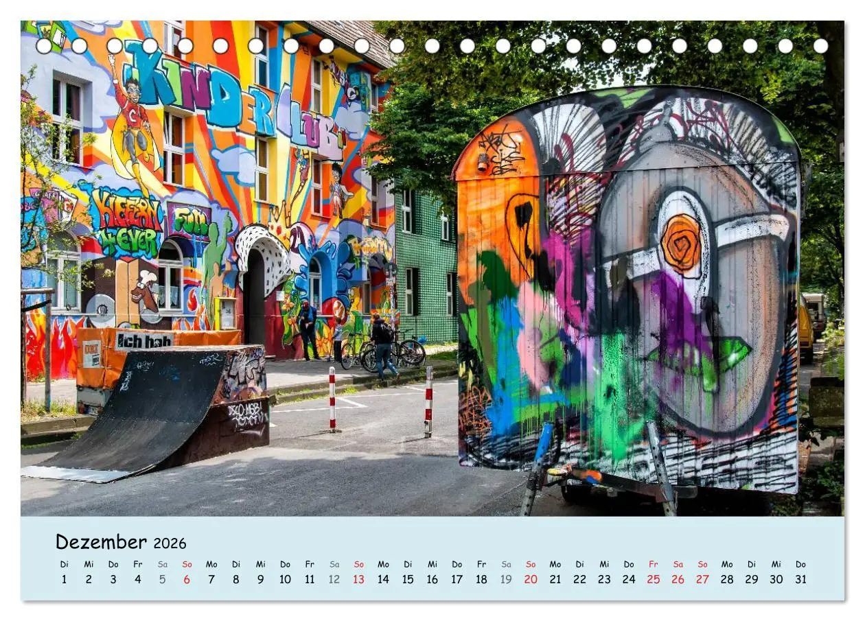Bild: 9783516060393 | Düsseldorf - Die Kiefernstraße (Tischkalender 2026 DIN A5 quer),...