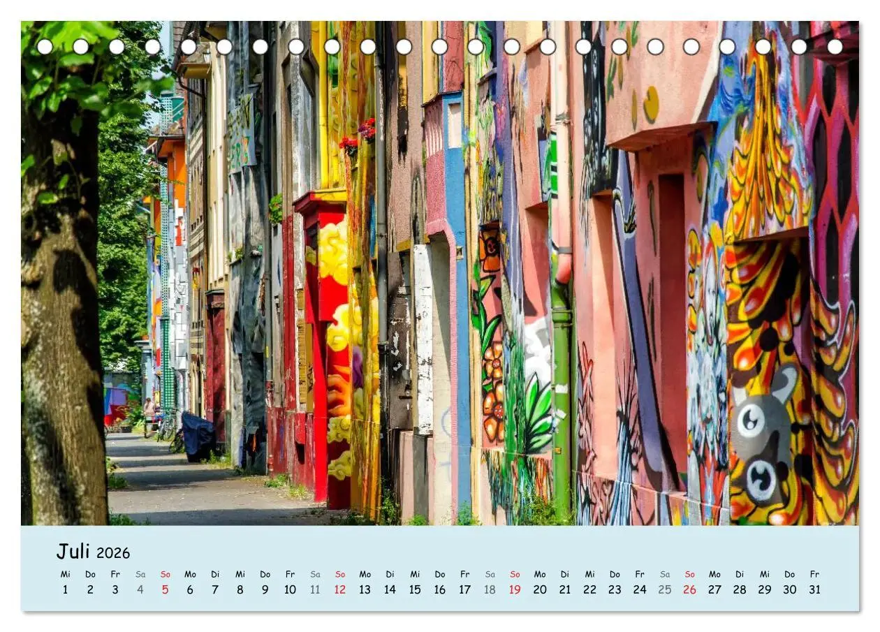 Bild: 9783516060393 | Düsseldorf - Die Kiefernstraße (Tischkalender 2026 DIN A5 quer),...