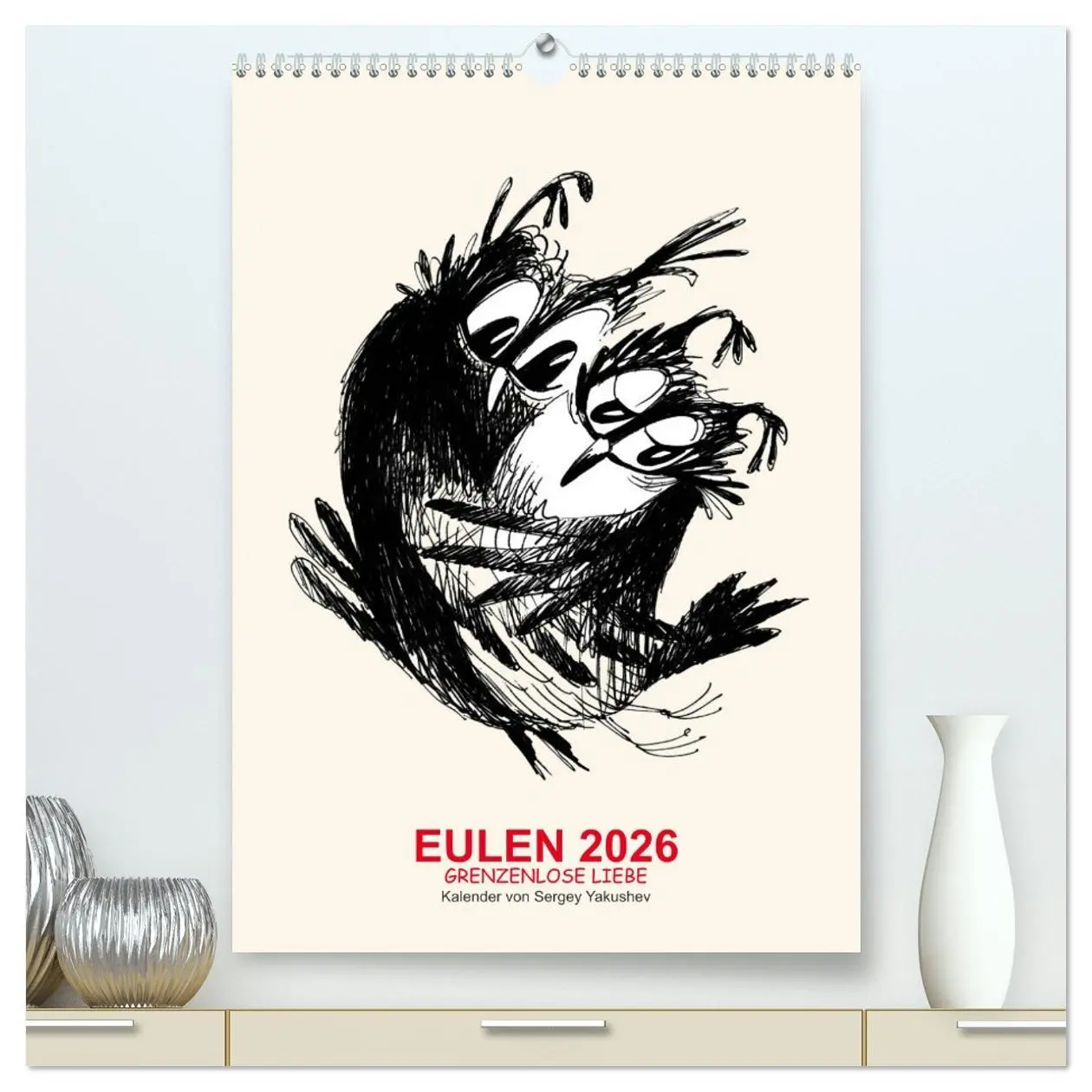 Cover: 9783516370393 | EULEN 2026 GRENZENLOSE LIEBE (hochwertiger Premium Wandkalender...
