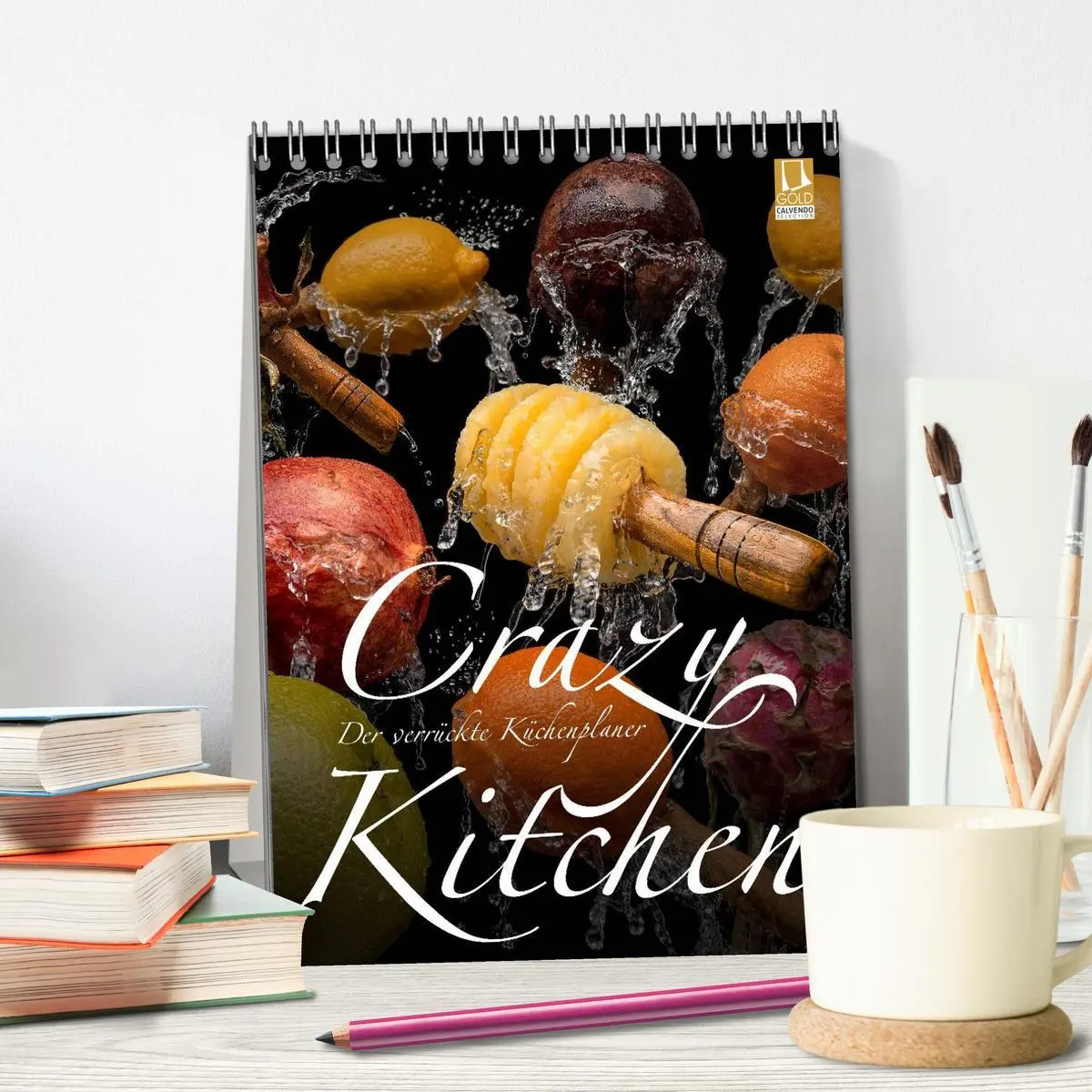 Bild: 9783516440393 | Crazy Kitchen - Der verrückte Küchenplaner (Tischkalender 2026 DIN...