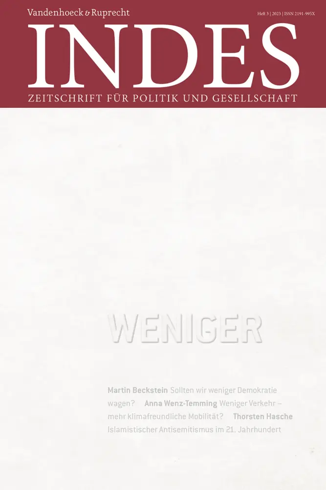 Cover: 9783525800393 | Weniger | Frank Decker | Taschenbuch | 139 S. | Deutsch | 2024