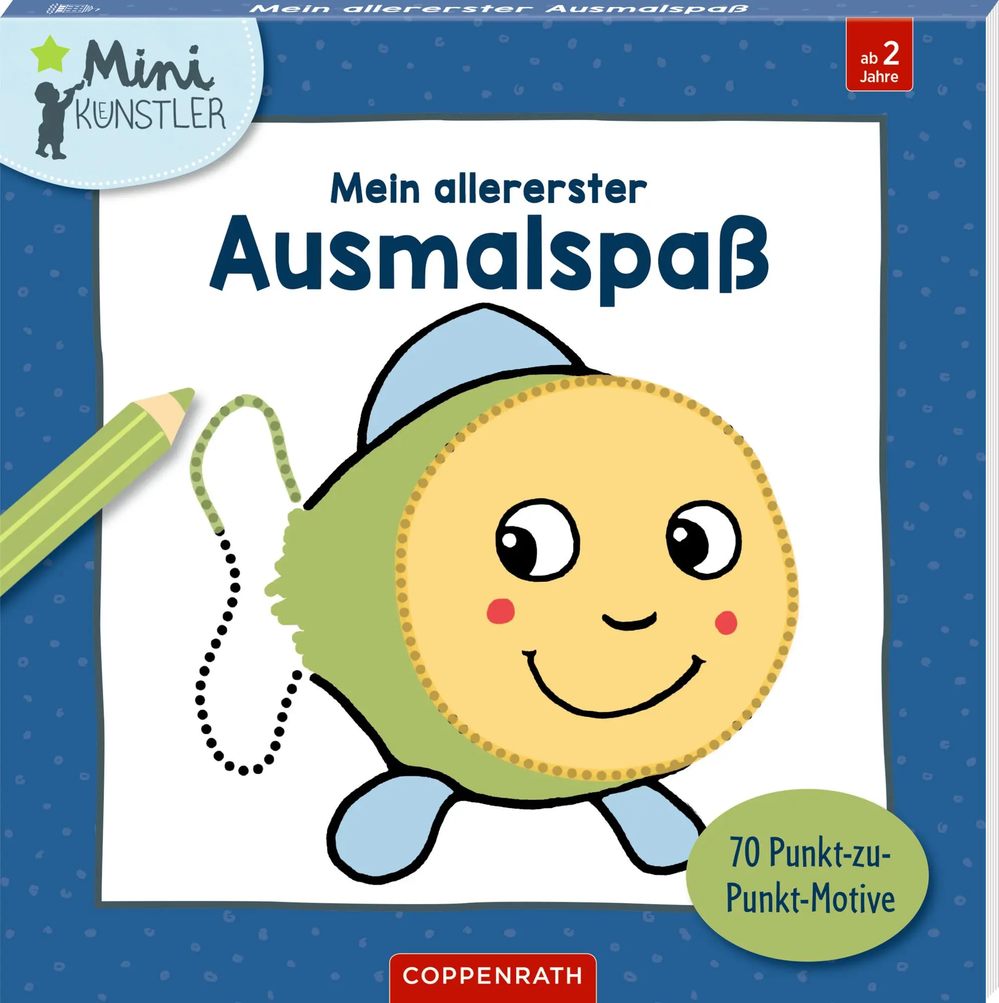 Cover: 9783649650393 | Mein allererster Ausmalspaß | 70 Punkt-zu-Punkt-Motive | Viola Reese